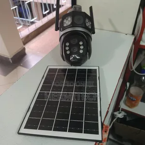 Dual Lens 4g Solar Powered CCTV Camera 10x Optical Zoom