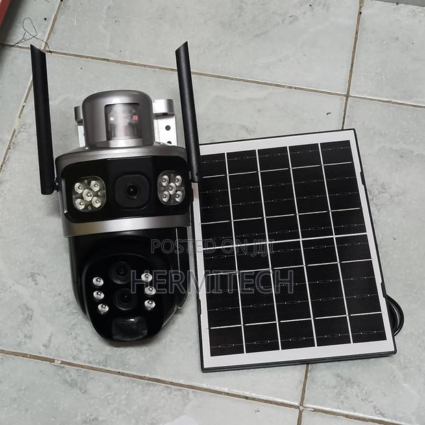 4g Dual Lens CCTV Surveillance Camera