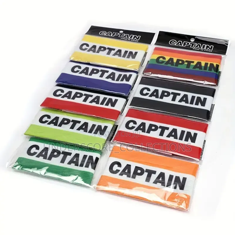 Colorful Elastic Fabric Captain Armbands for Sports