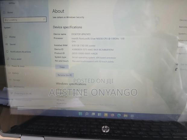 Laptop HP ProBook X360 11 G5 EE 8GB Intel Pentium SSD 256GB - thumbnail 6