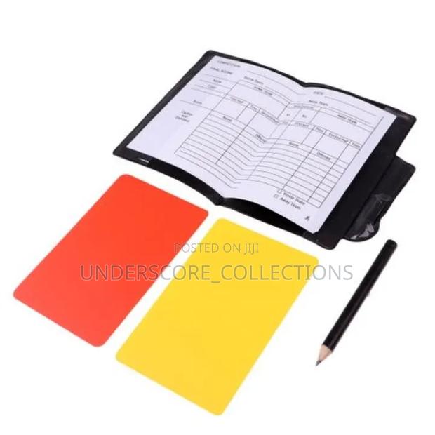 Soccer Referee Wallet Set, Typically With a Black Pu or PVC Wallet - thumbnail 2