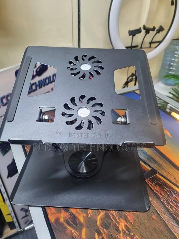 Rotating Laptop Stand With Cooling Fan