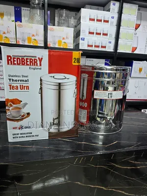 20litres Redberry Stainless Steel Tea Urn *Price :Ksh 8500*