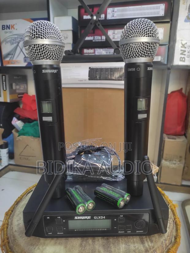 New Shure Glxd4 Wireless Dual Microphone System - main view