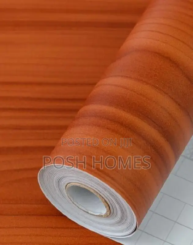 Self Adhesive Brown Wood Like Wallpapers