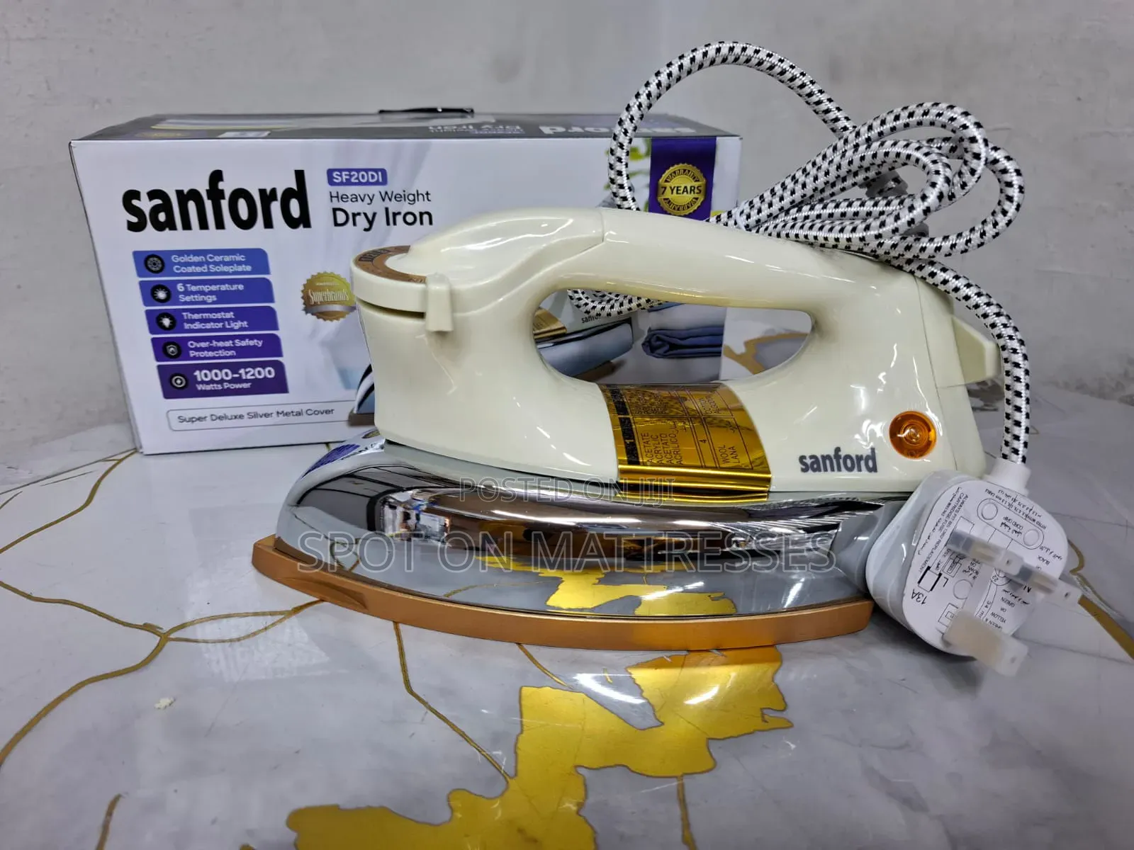 Heavy Duty Sanford Dry Iron. Delivery Services Available Countrywide.