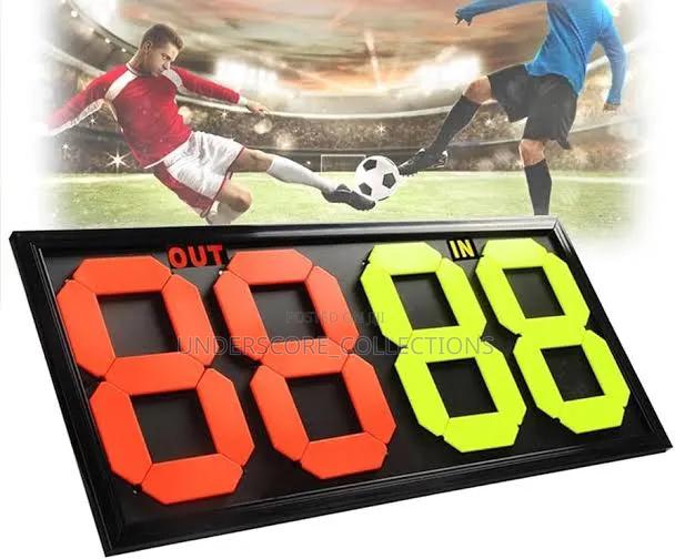 Generic Manual Football Substitution Board With a Double-Sided Frame - thumbnail 3