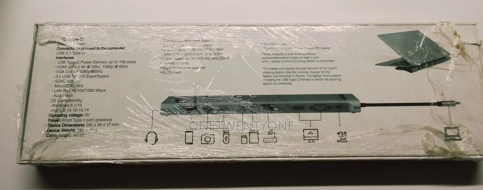 10-in-1 Usb-C Multi-Function Docking Station