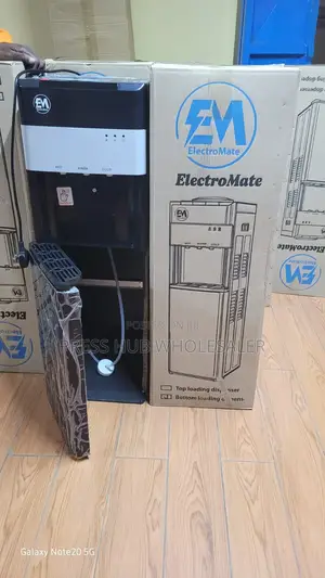 Electromate 3-Tap Bottom Load Water Dispenser in Black.