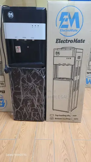 Electromate 3-Tap Bottom Load Water Dispenser in Black.