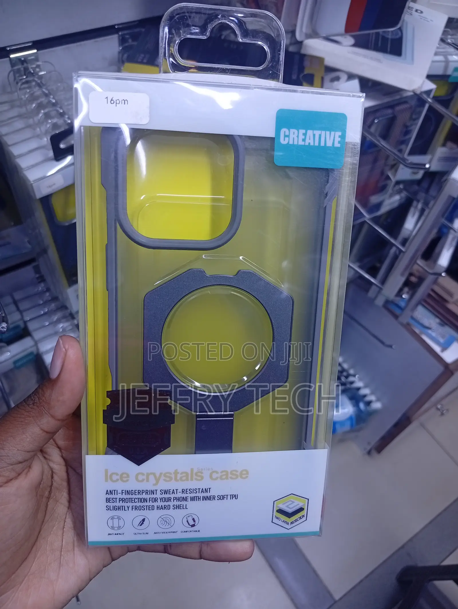 iPhone 16 Pro Max "Two-Layer Protection" Clear Plastic Case