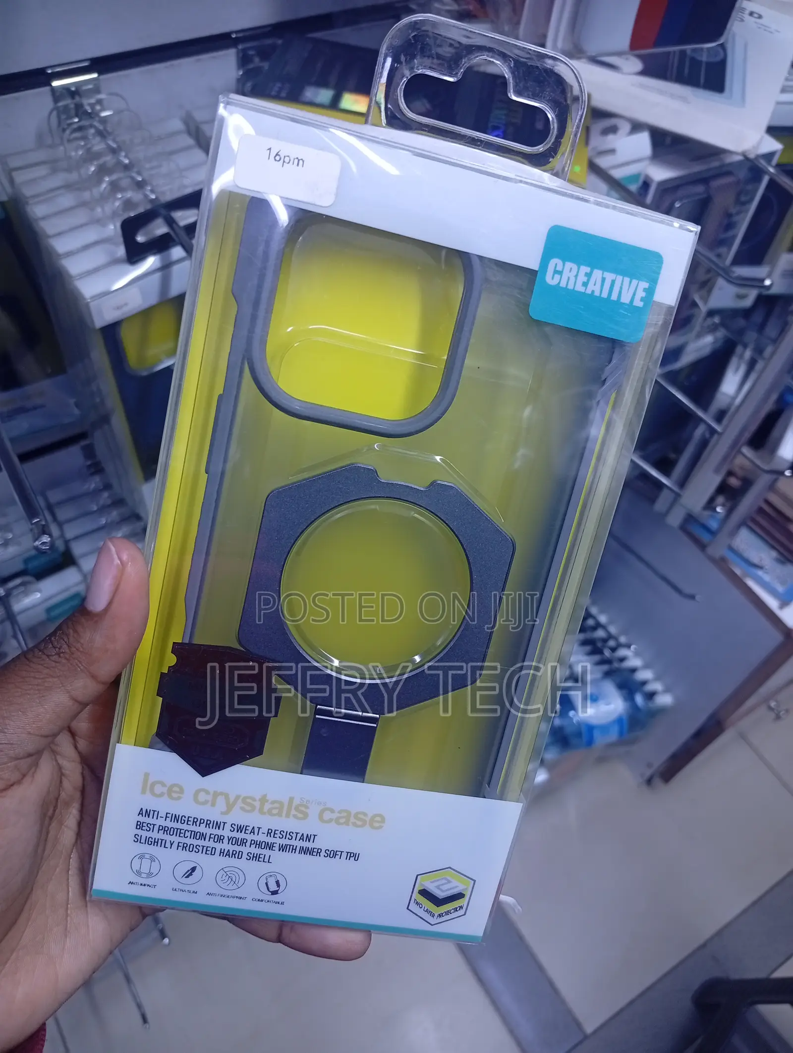 iPhone 16 Pro Max "Two-Layer Protection" Clear Plastic Case