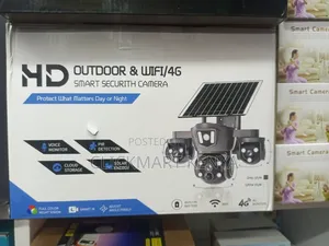 4g Solar CCTV Camera Triple Lens Solar CCTV Camera