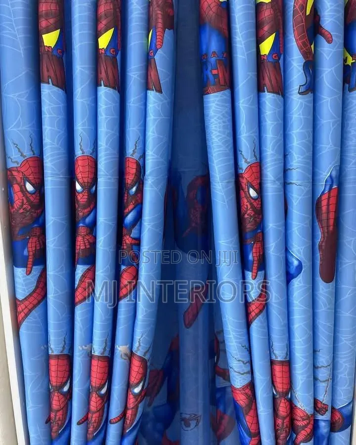 Animated World Cartoon Curtains