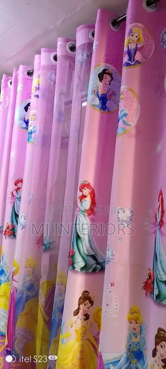 Hd Cartoon Theme Curtains