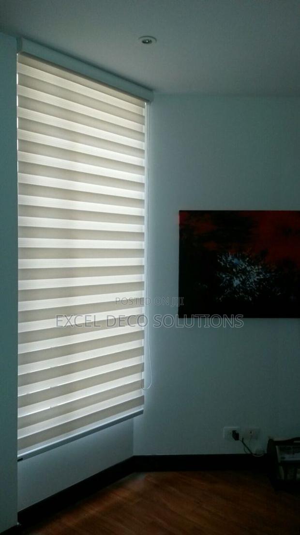 Zebra Roller Blinds for Comfortable Elegant Interiors