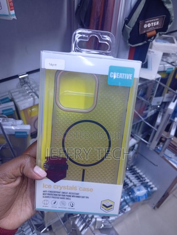 iPhone 16 Pro Max Semi-Transparent, Neon Yellow Back Plate `Case - thumbnail 2