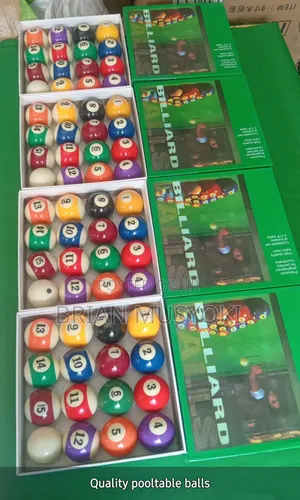 Pool Table Balls Numbered