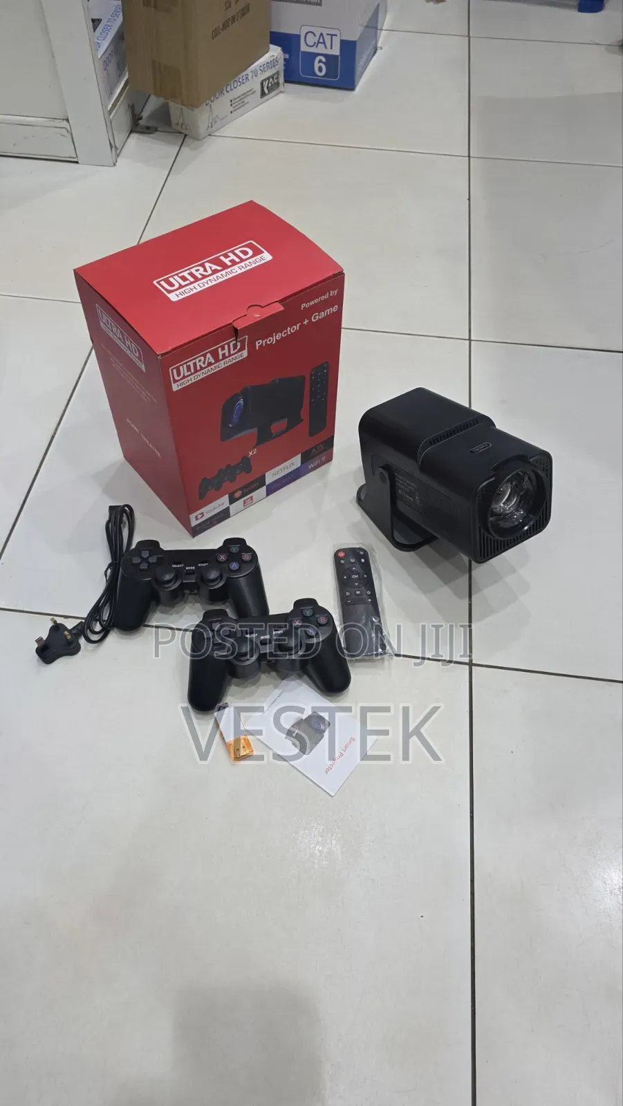 Hy320 1080p Android Projector Gaming Edition With 2 Controllers