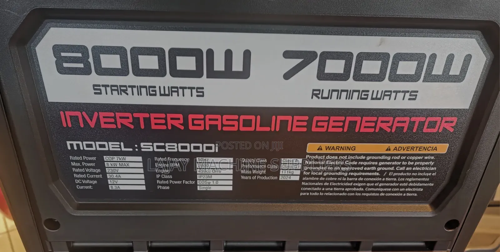 A-Ipower Sua8000i (8000w Inverter Generator)