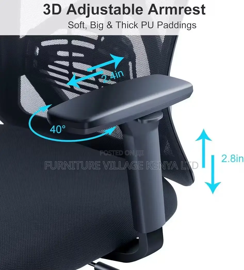 Lumbar Support Mesh Ergonomic Swivel Chair