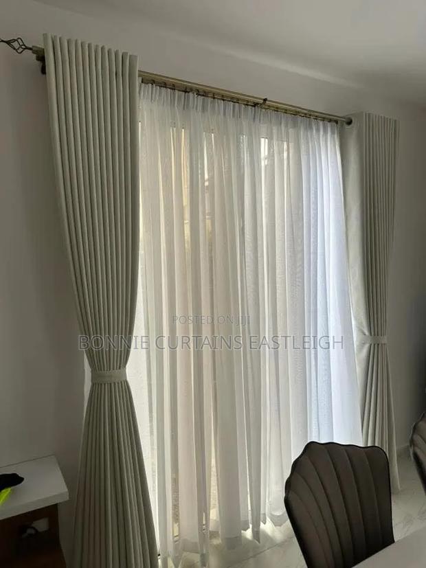 Cream Amazing Curtains for Both Rooms - thumbnail 2