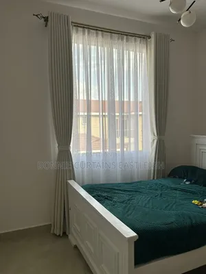 Cream Amazing Curtains for Both Rooms