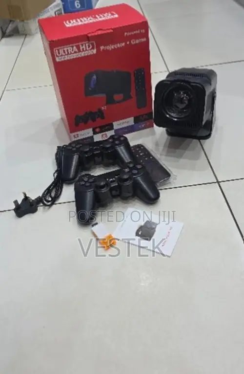 Hy320 Home Cinema Android Projector With Gaming Console and Remote