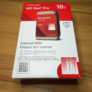 Western Digital 18tb Red Pro 7200 Rpm Sata Iii 3.5" Internal Nas Hdd