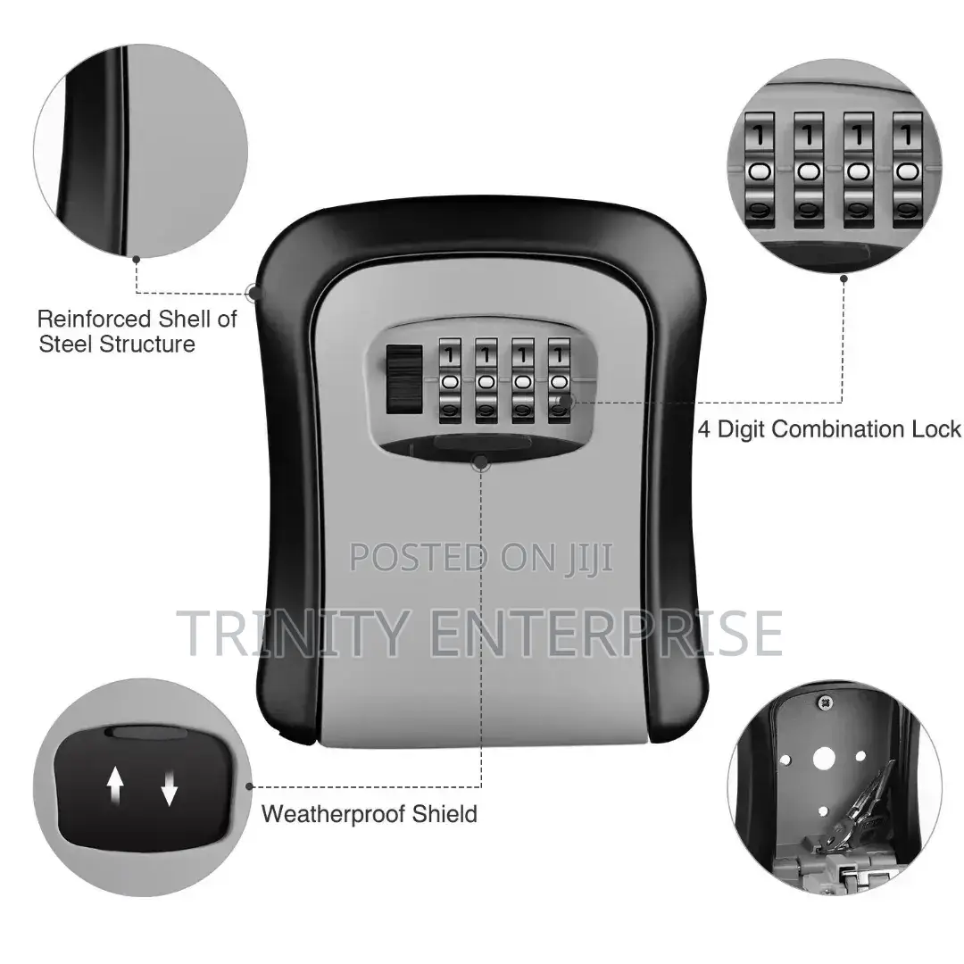 Key Safe Lovk Box Metallic