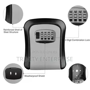 Key Safe Lovk Box Metallic