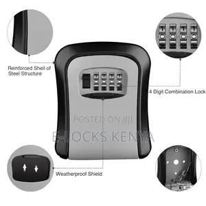 Key Safe Lovk Box Metallic