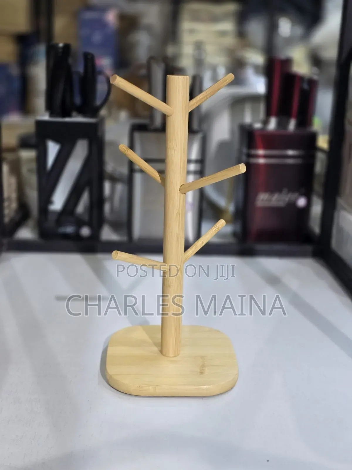 Bamboo Cup Holder