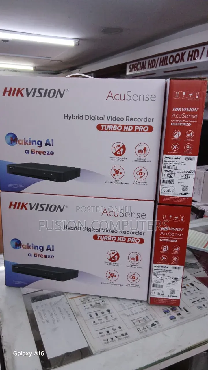 Hikvision DVR 16 Channel Ai Technology