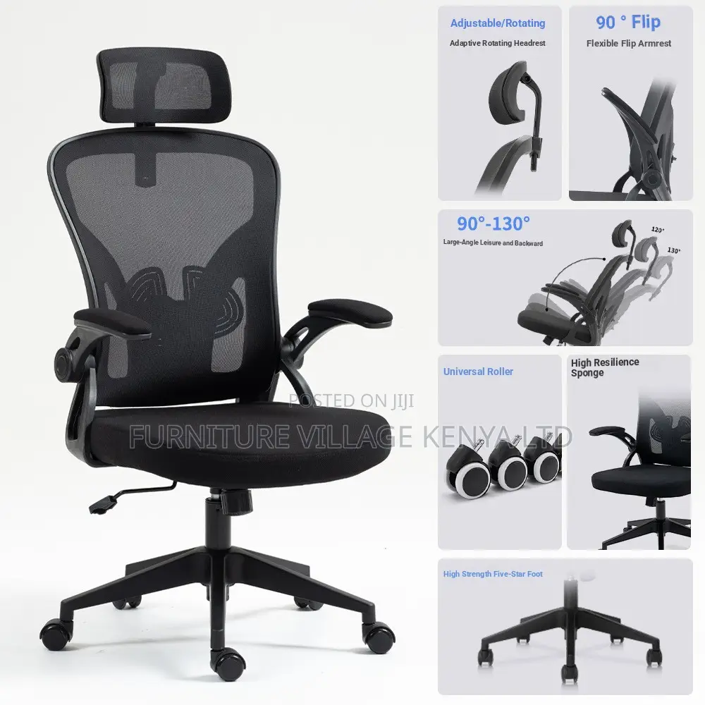 High Back Full Mesh Swivel Ergonomic Office Chair