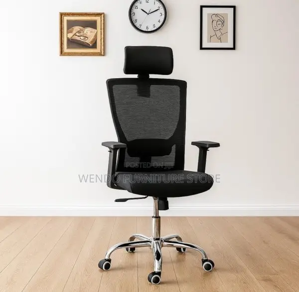 Office Chair : Black Ergonomic Mesh Home Office Chair