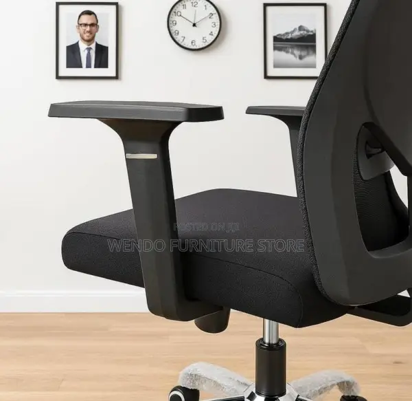 Office Chair : Black Ergonomic Mesh Home Office Chair