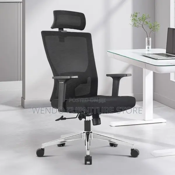 Office Chair : Black Ergonomic Mesh Home Office Chair