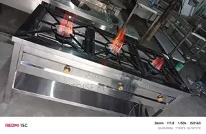 Three Burner Stainless Steel Gas Cooker/Stove Measuring 1350mm By560mm