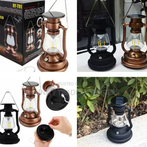 Solar Vintage Handcrank Lamp Small Lantern