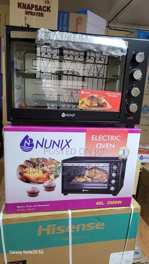 Nunix 60l Electric Oven With Rotisserie 