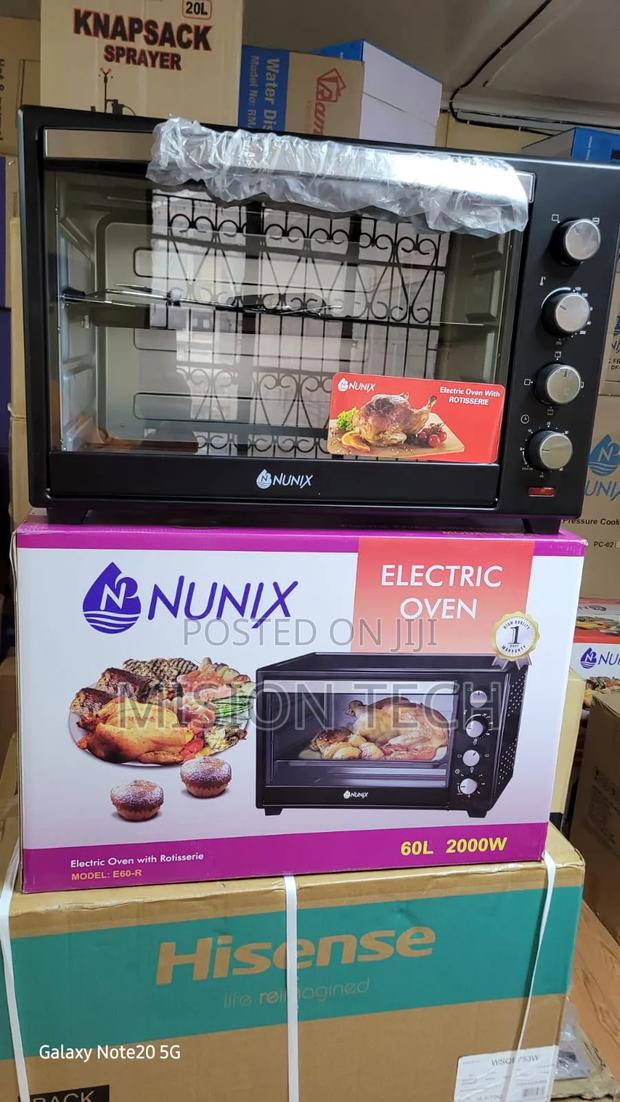 Nunix 60l Electric Oven With Rotisserie