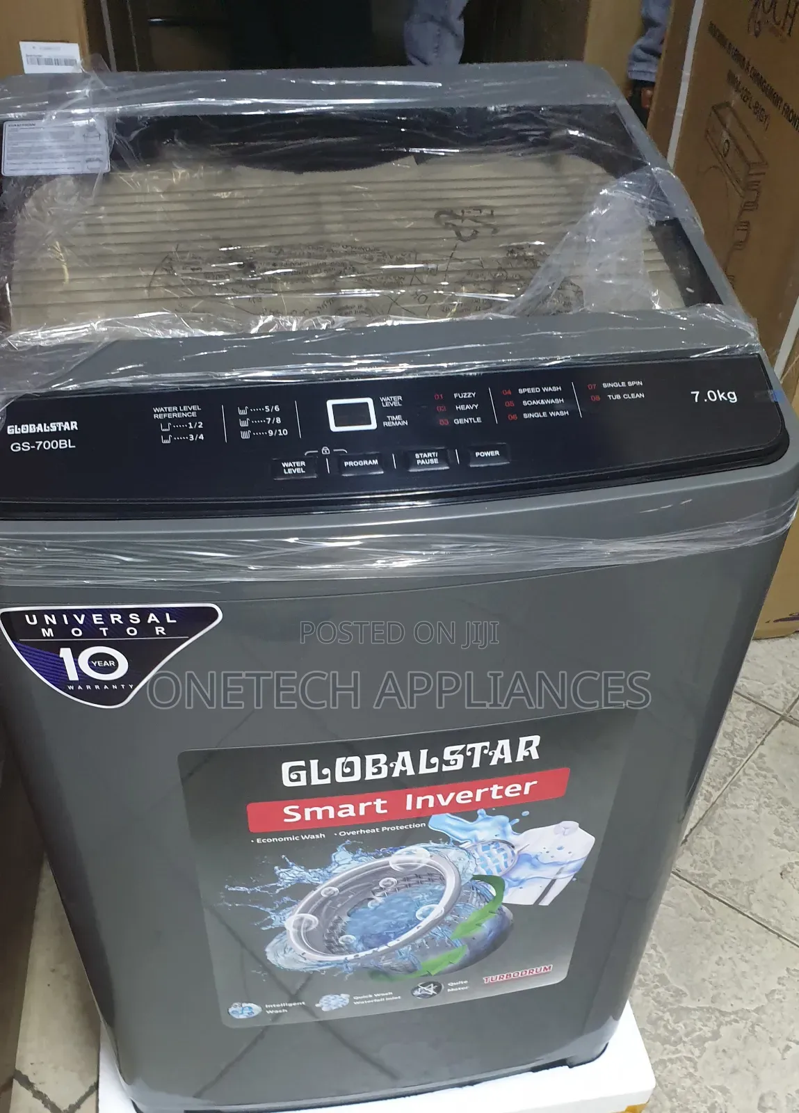 Globalstar 7kg Fully Automatic Washing Machine