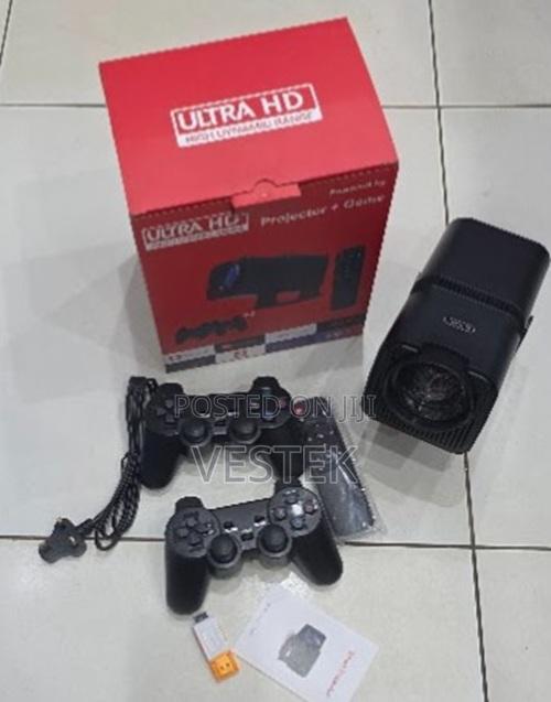 Hy320 Portable Cinema Projector Built-in Games Wireless Controllers - thumbnail 2