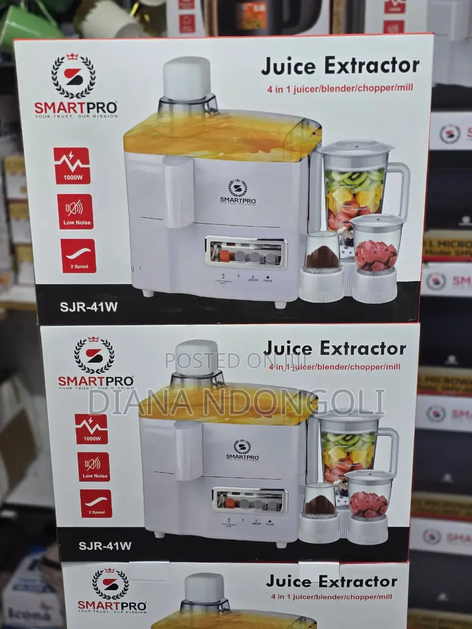 *Smartpro Juicer 4 in 1 Juicer*