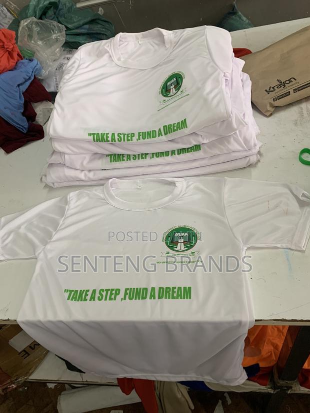 Polyester Round Neck T-Shirts - thumbnail 7