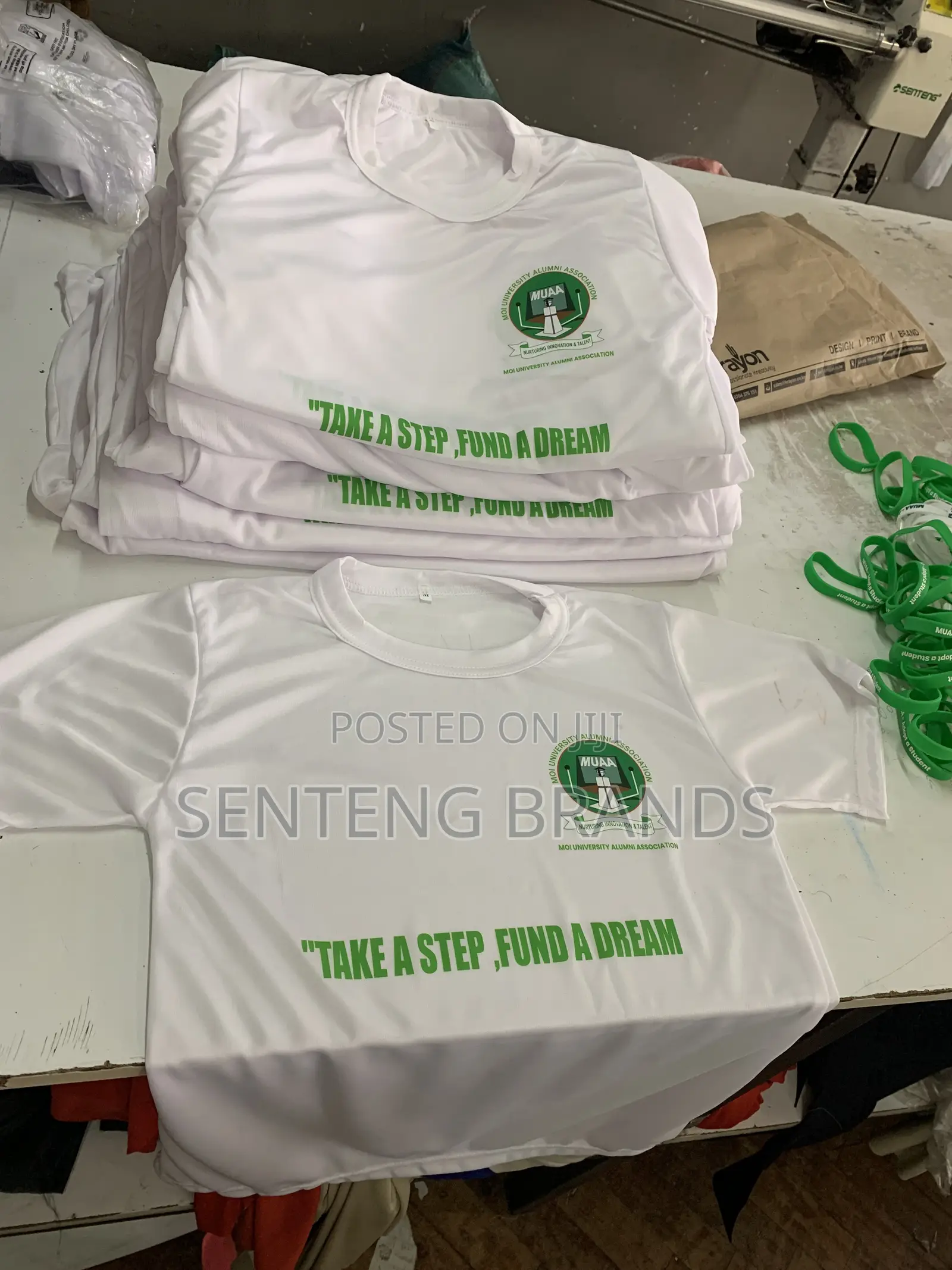 Polyester Round Neck T-Shirts