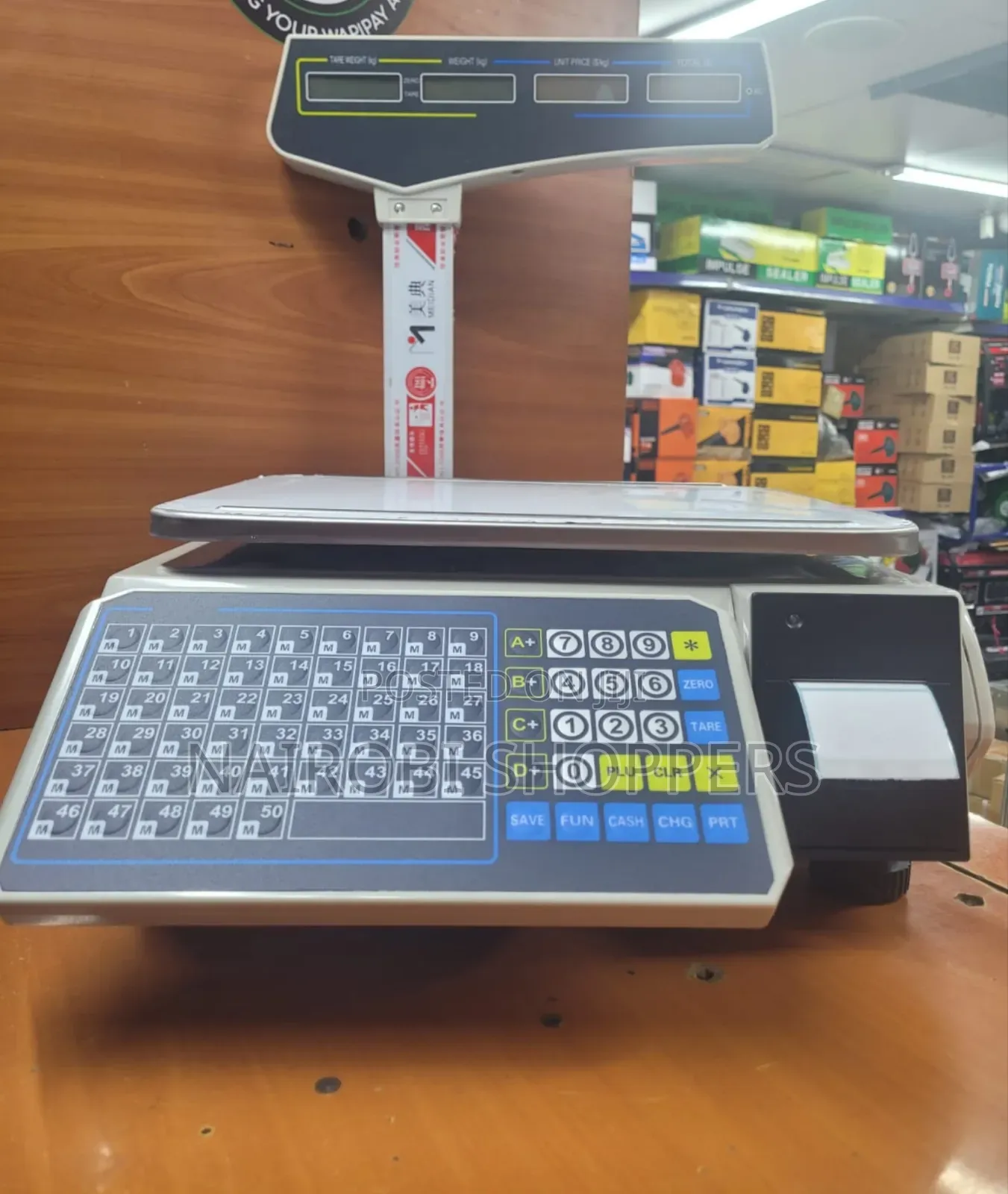 Barcode Sticker Weighing Scale 50kgs