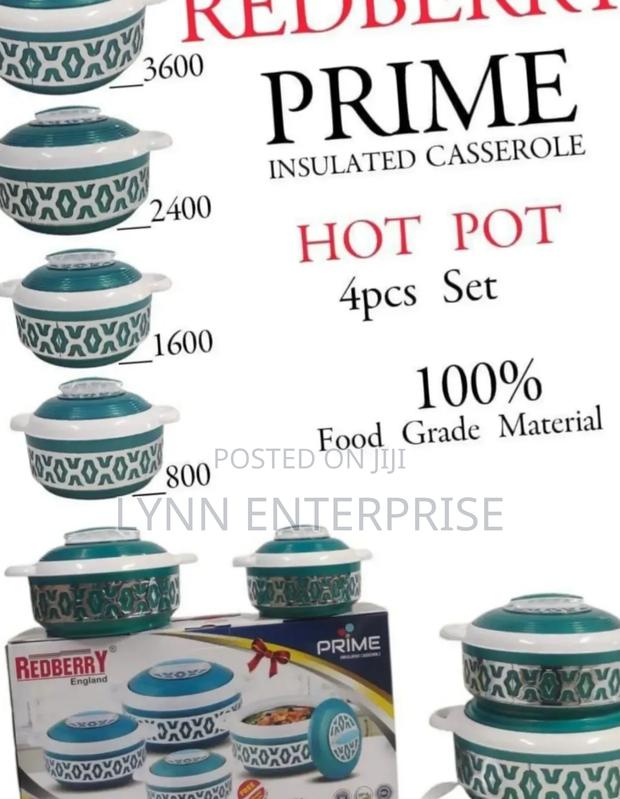 Redberry Premium Range Plastic Designer Hotpot