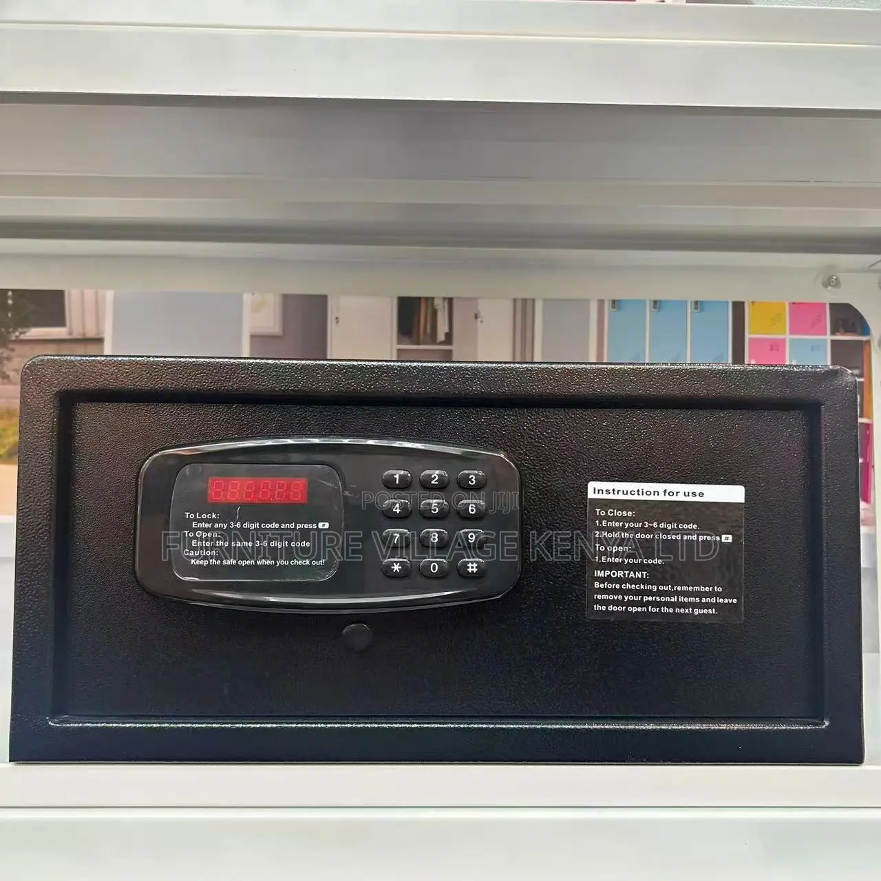 Digital Laptop-Size Fireproof Safe Box
